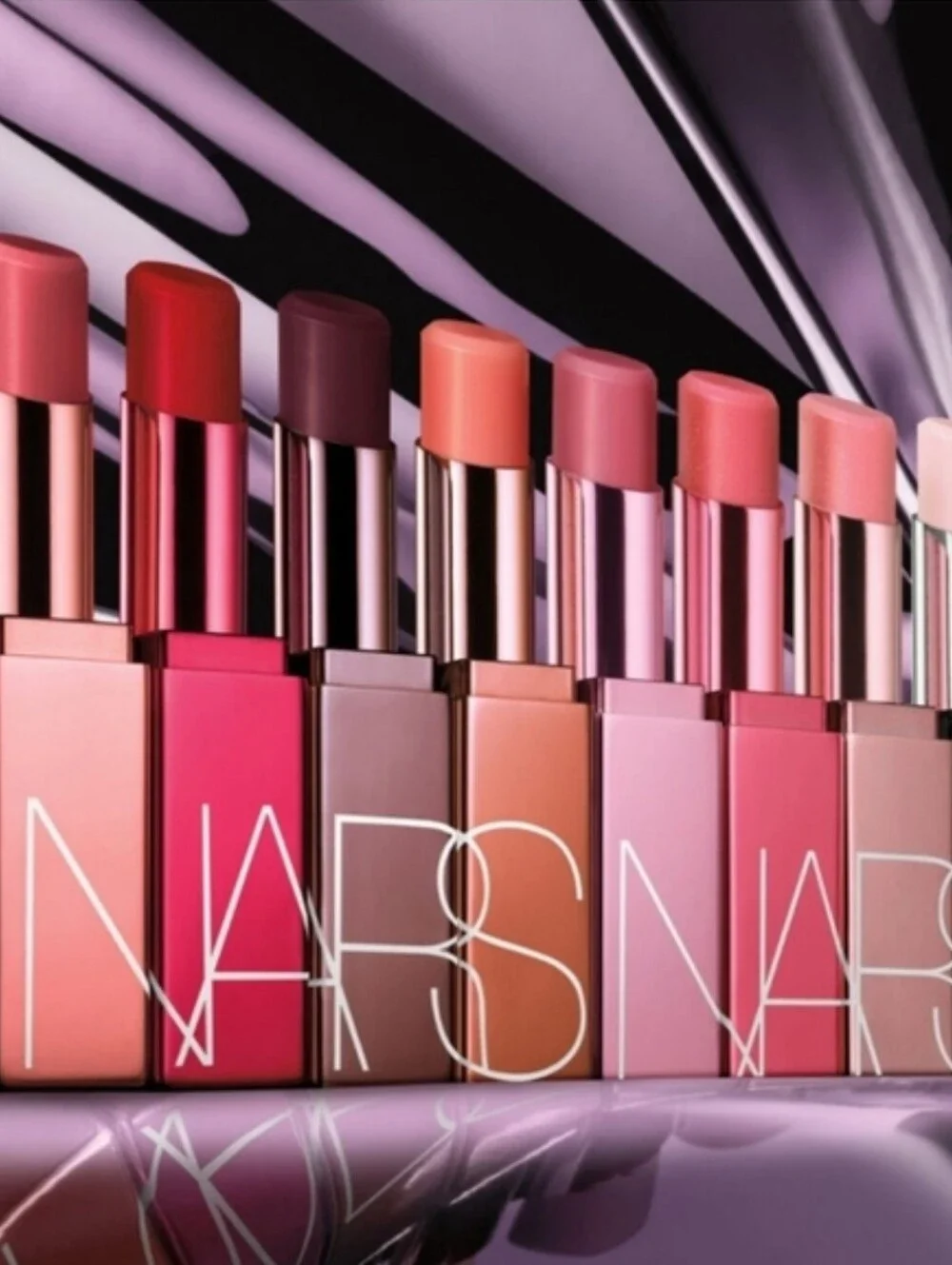 Orgasm NARS Afterglow Lip Balm Peach Pink Gold Shimmer Brand New Boxes Full Size
